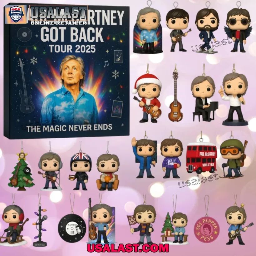 Paul McCartney Got Back Tour 2025 Advent Calendar