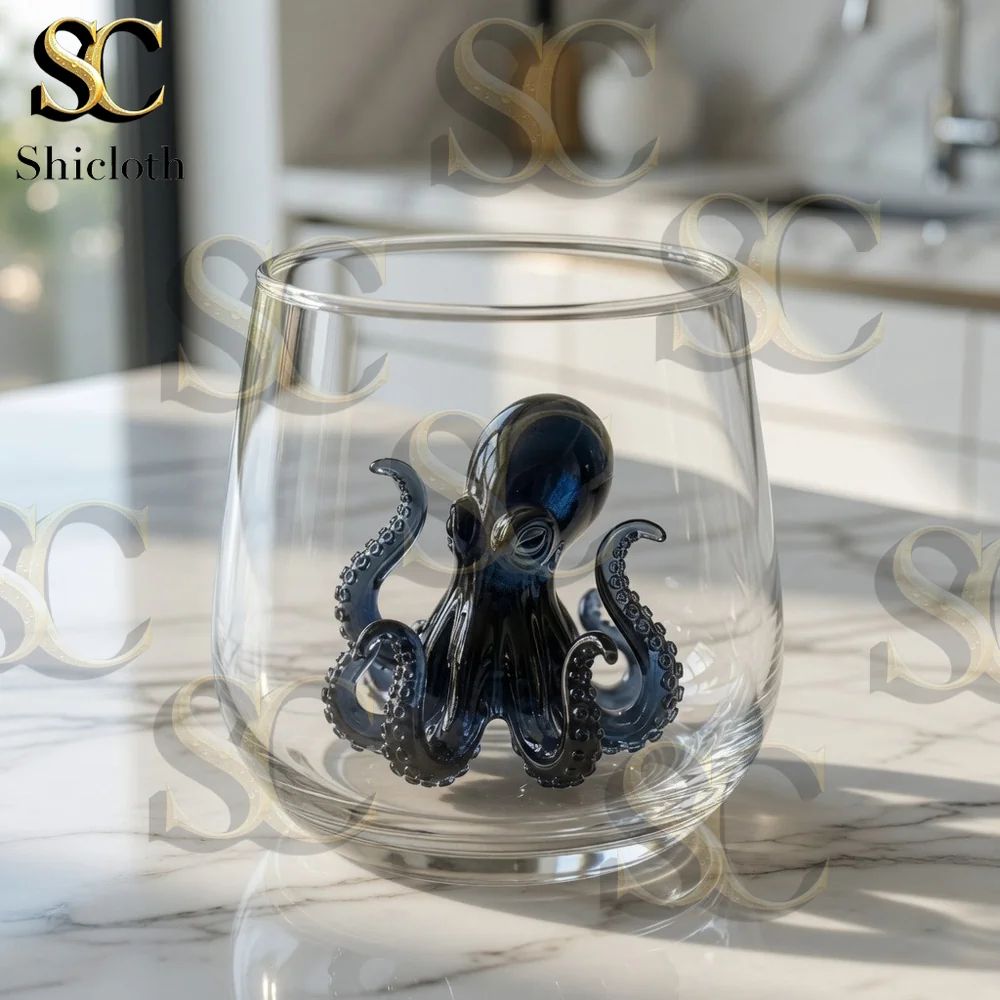 Kraken Octopus Collector’s Whiskey Glass