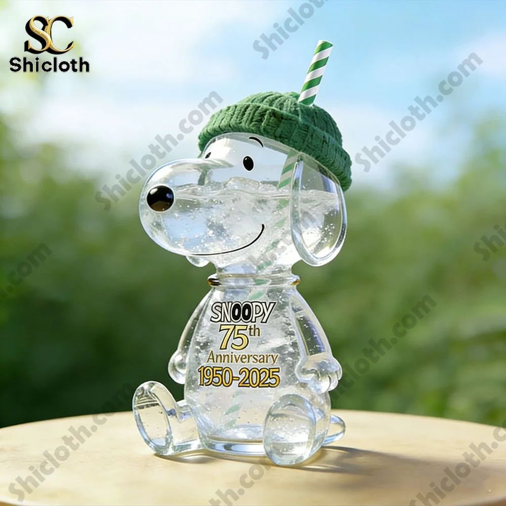 Snpy 75th Anniversary Glass Water Bottle Beverage Bottle