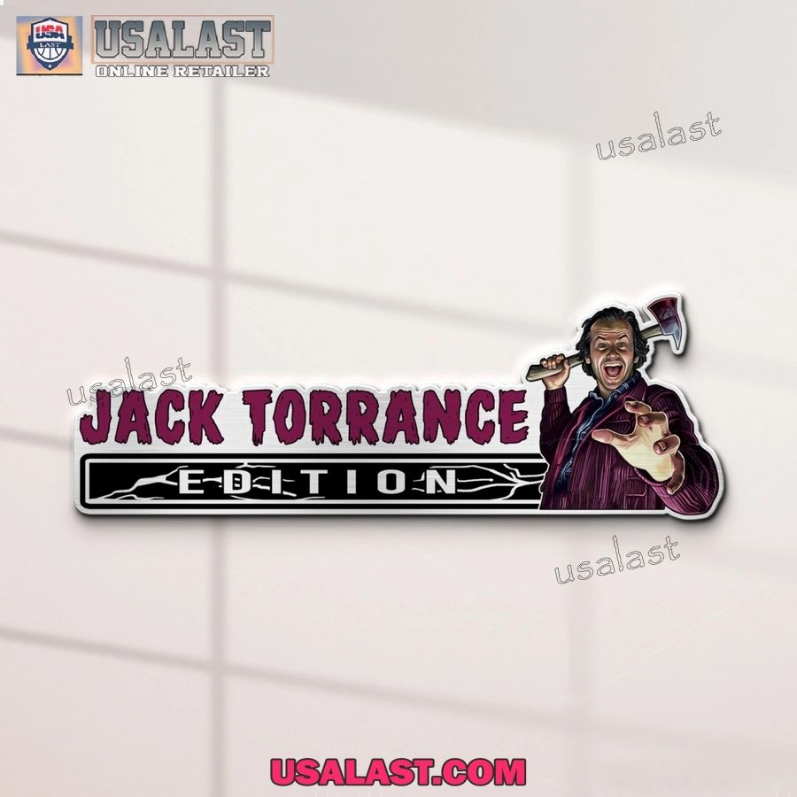 Jack Torrance Edition Custom 3D Car Badge Sticker