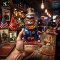 US Marine Corps Devil Dog 250th Anniversary Commemorative Whiskey Bottle