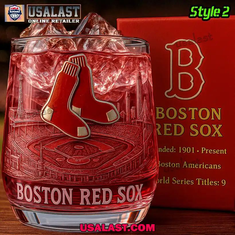 Boston Red Sox 125th Anniversary Wine Glass