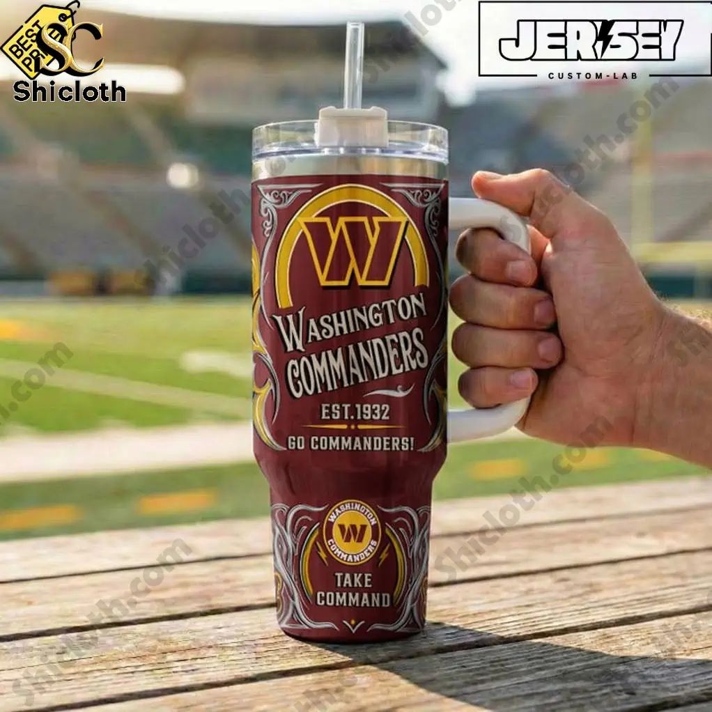 Washington Commanders Take Command Special YETI Tumbler