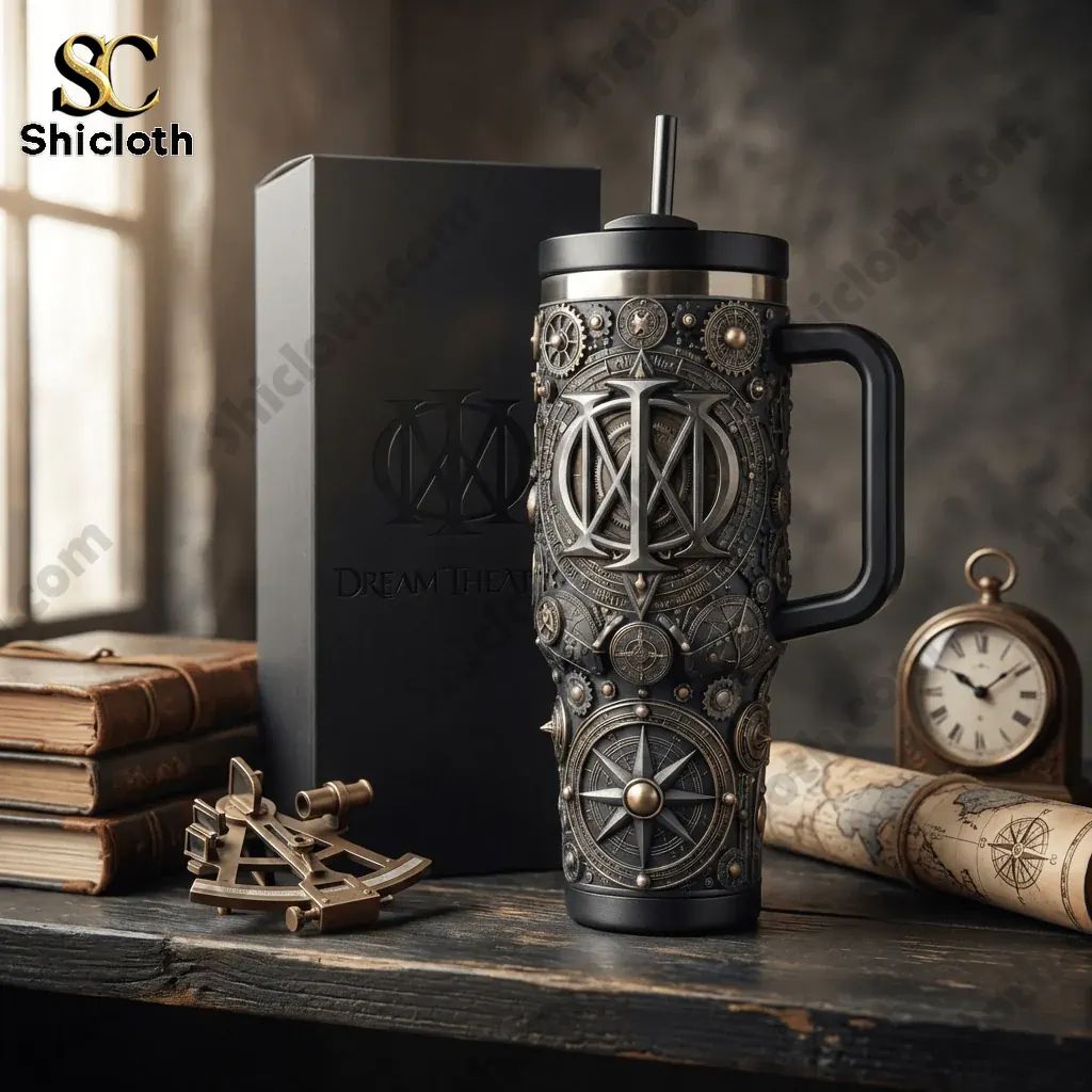Dream Theater Band 40oz Tumbler With Handle