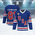 Custom 2026 Team USA Winter Olympic Hockey Jersey
