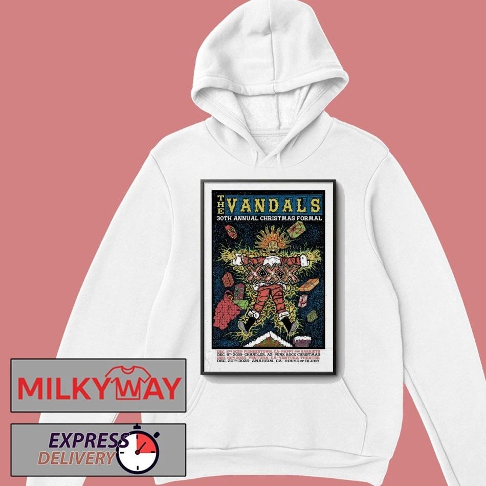 The Vandals Dec 6 2025 Punk Rock Christmas In Chandler AZ Poster shirt