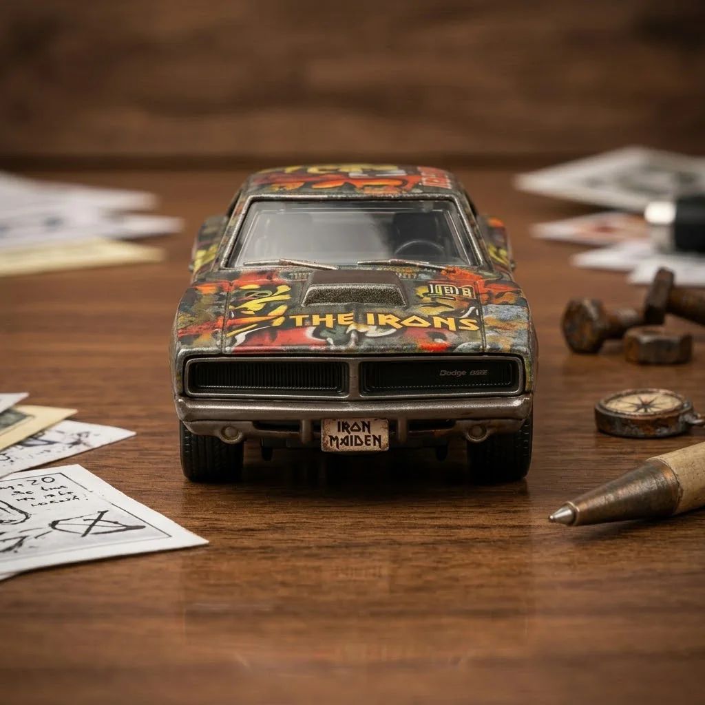 Wheels Iron Maiden 51st Anniversary Eddie ’70s Muscle Car