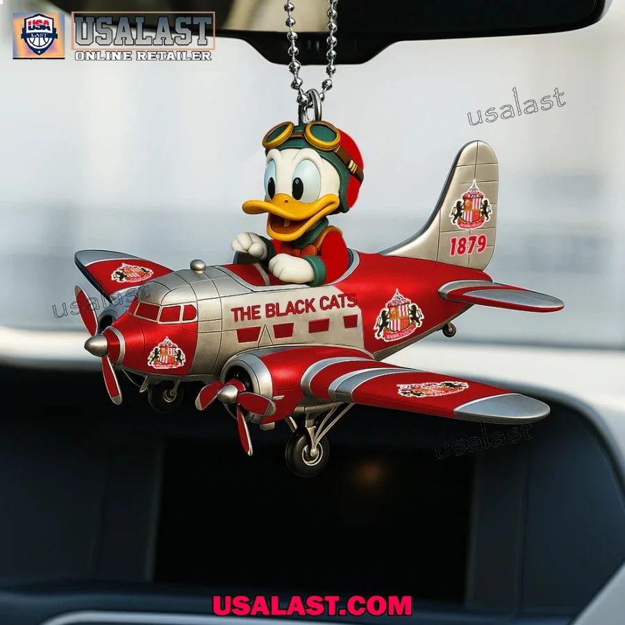 Sunderland AFC x Donald Duck Christmas Hanging Ornament