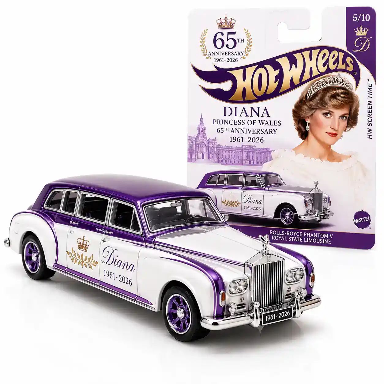 Wheels Princess Diana 65th Anniversary Royal Rolls-Royce Phantom V