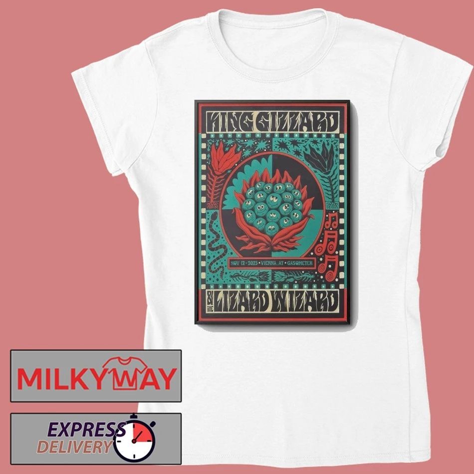 King Gizzard And The Lizard Wizard 11 12 2025 Vienna Austria Poster shirt