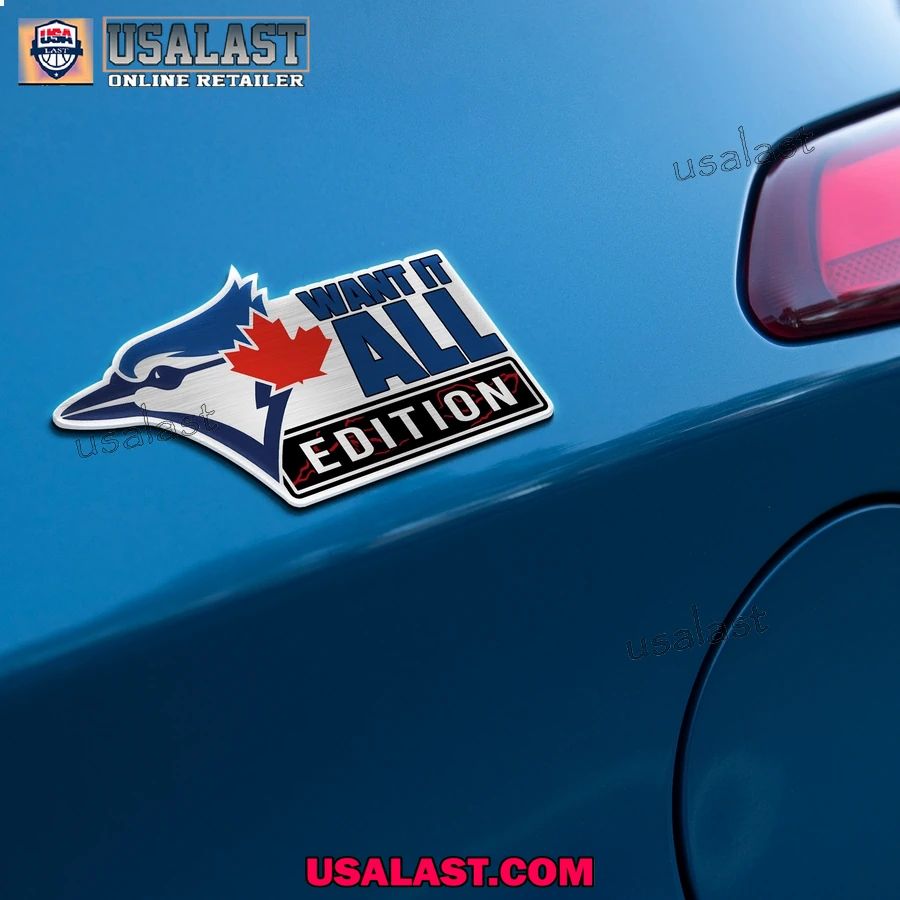 Toronto Blue Jays Edition Engraved Car Name Badge