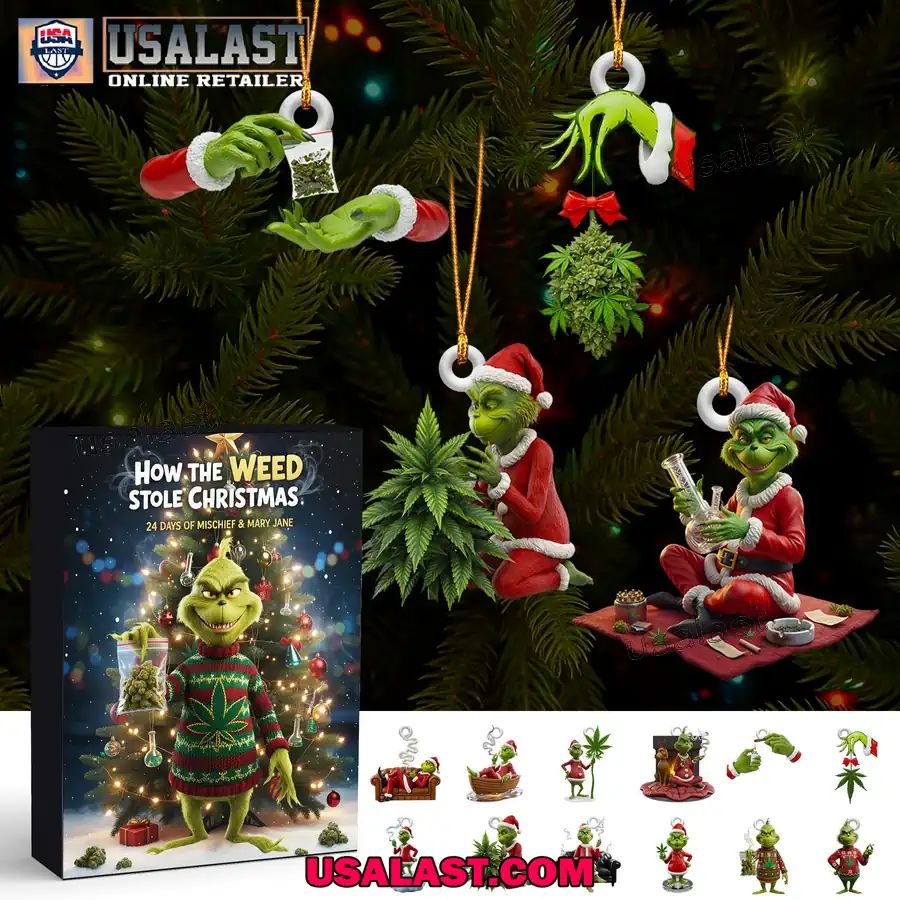 Grinch Stoner Advent Calendar Christmas Gift Box