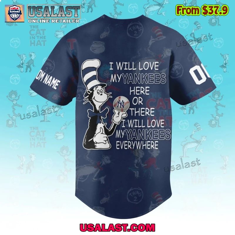 New York Yankees x Dr Seuss Baseball Jersey