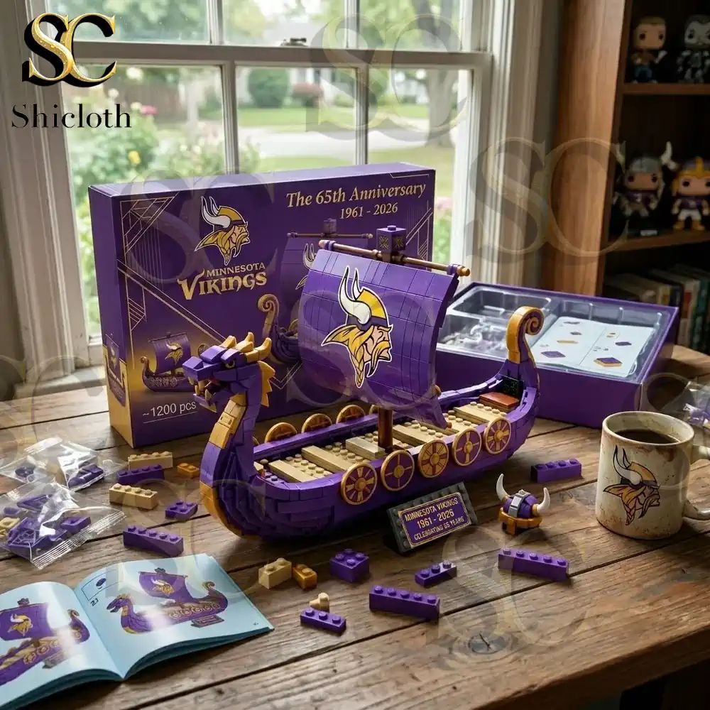 Minnesota Vikings 65th Viking Ship Brick Edition