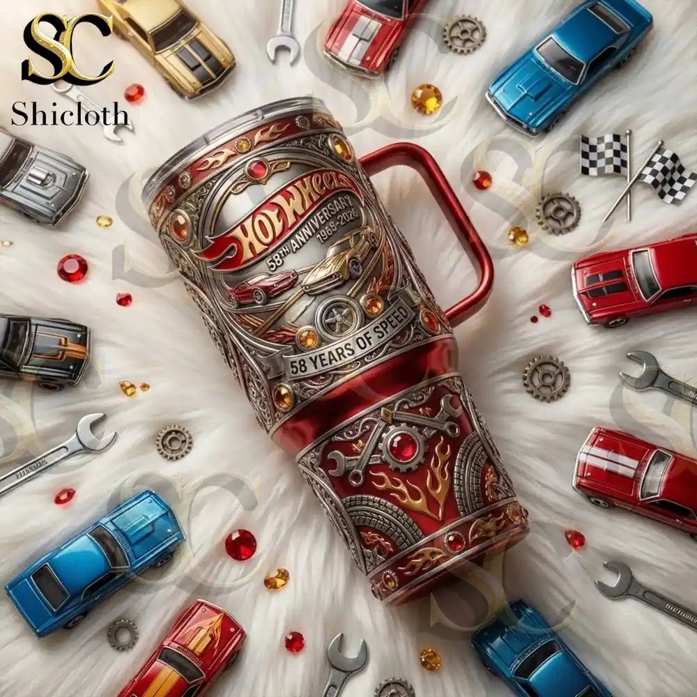 Wheels 58th Anniversary Limited Edition 40oz Stainless Steel Tumbler