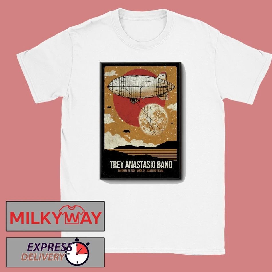 Trey Anastasio Band Nov 23 2025 Akron Civic Theatre In Akron OH Poster shirt