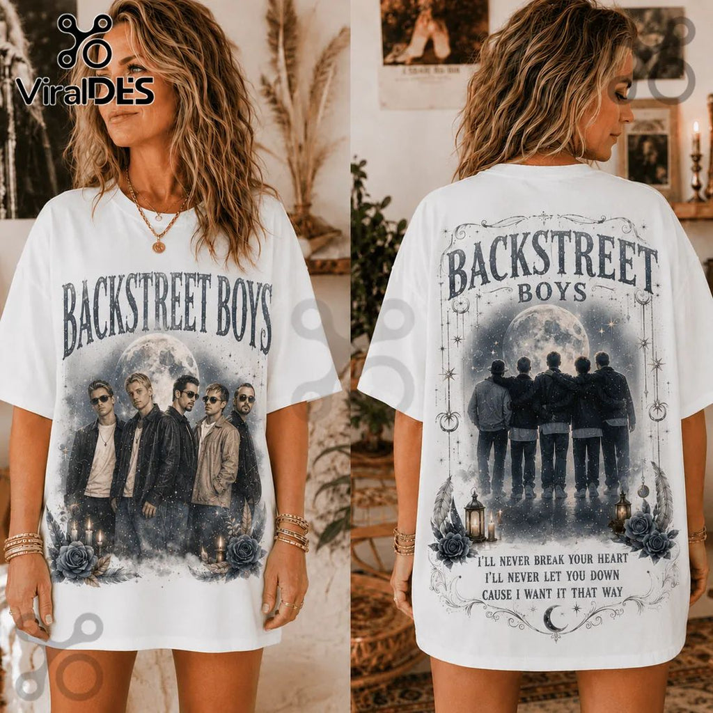 Backstreet Boys Vintage Style Oversized T-Shirt
