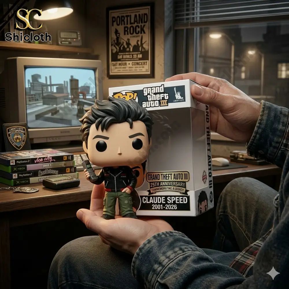 Grand Theft Auto III Claude Speed 25th Anniversary Funko Pop! Figure