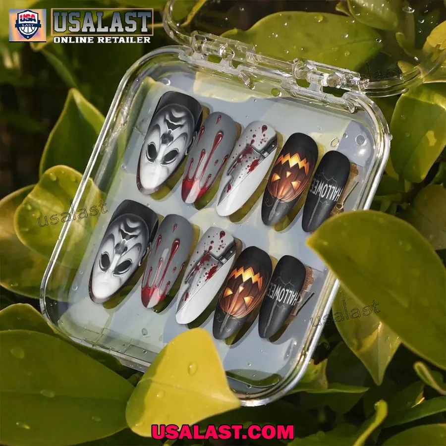 Michael Myers Halloween Nails Box Gift For Fan