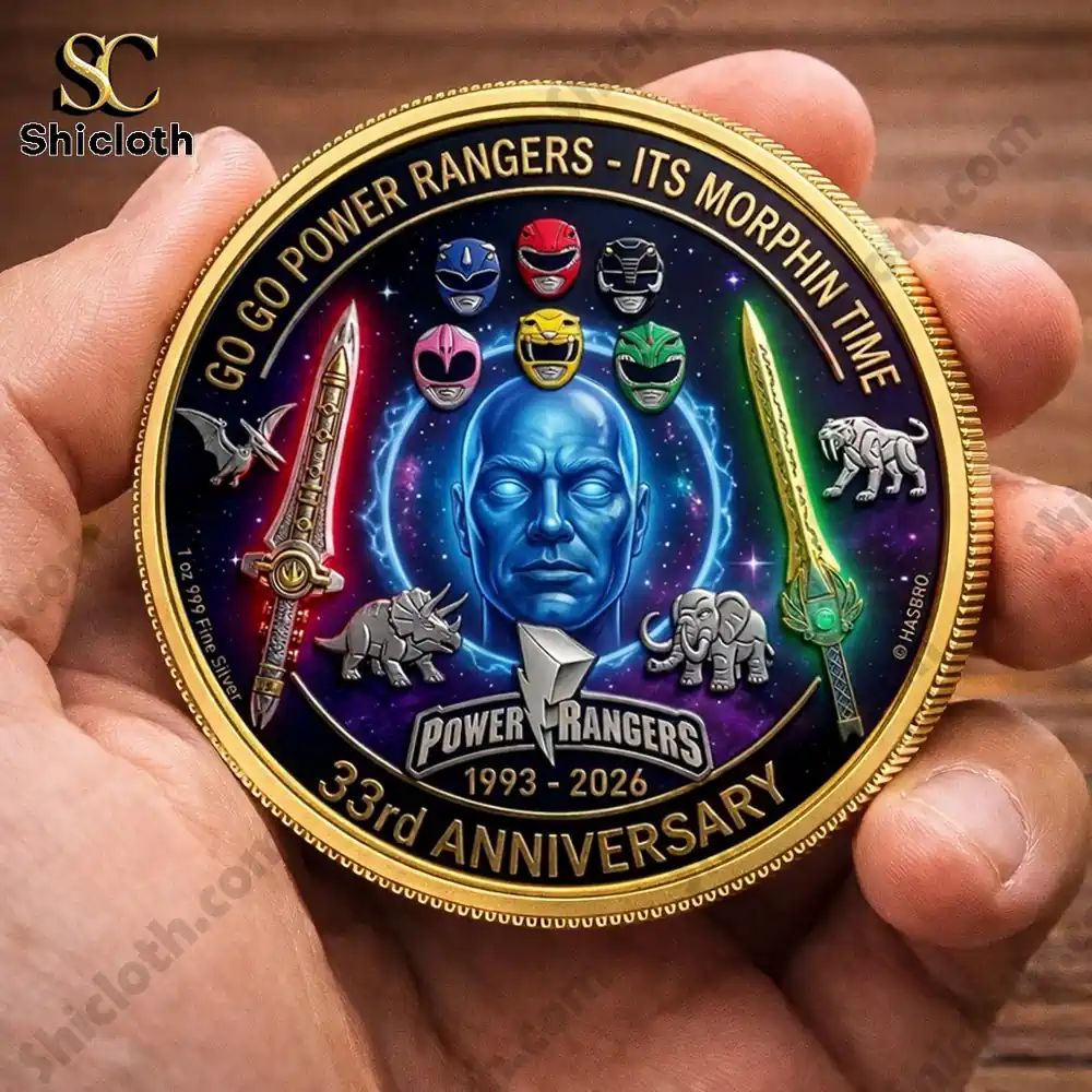 Power Rangers 33rd Anniversary It’s Morphin Time Coin