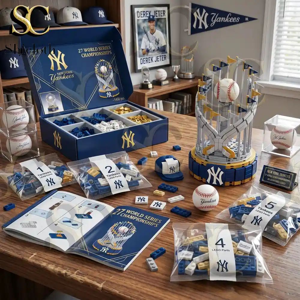 NY Yankees 27 World Series Championships Commemorative Exhibit Building Set
