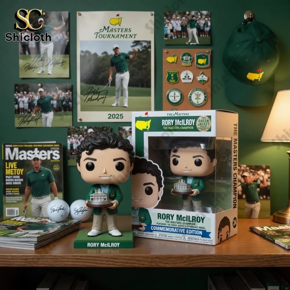 Back-to-Back Masters Glory Rory McIlroy The Masters Champion Pop! Figure
