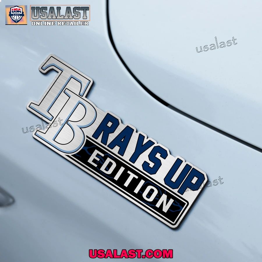Tampa Bay Rays Edition Engraved Car Name Badge