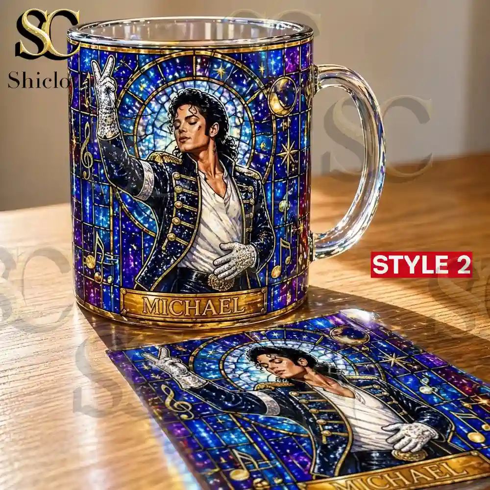 King Of Pop Michael Jackson Timeless Rhythm Light Art Mug