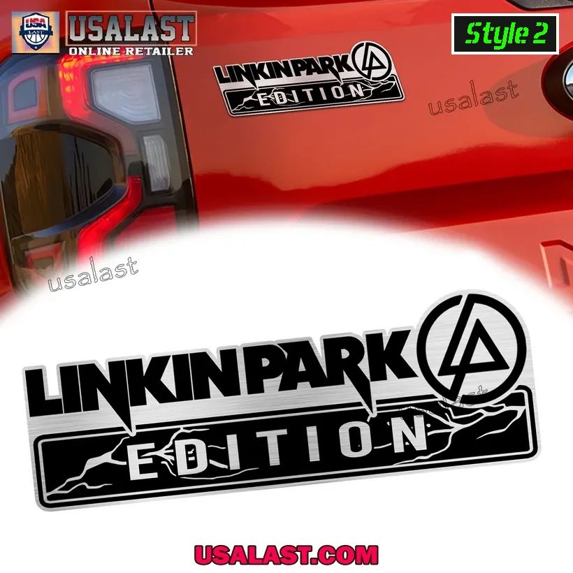 Linkin Park Edition 3D Engraved Car Emblem Sticker