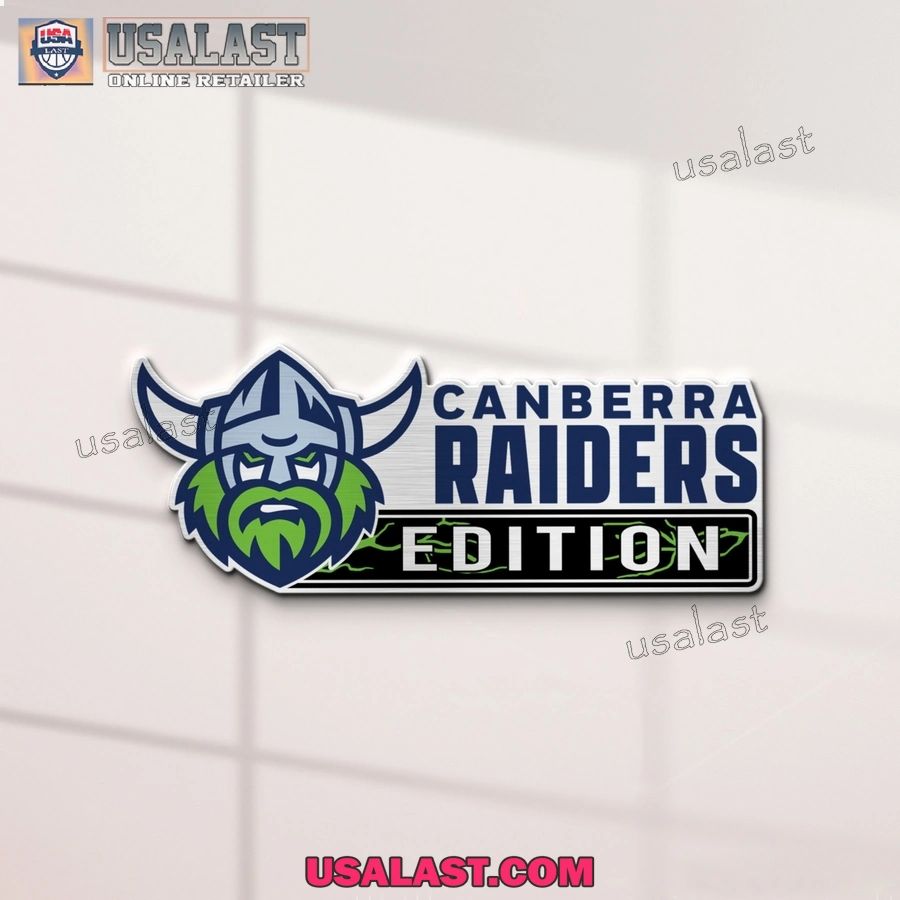 Canberra Raiders Edition Custom 3D Car Badge Sticker