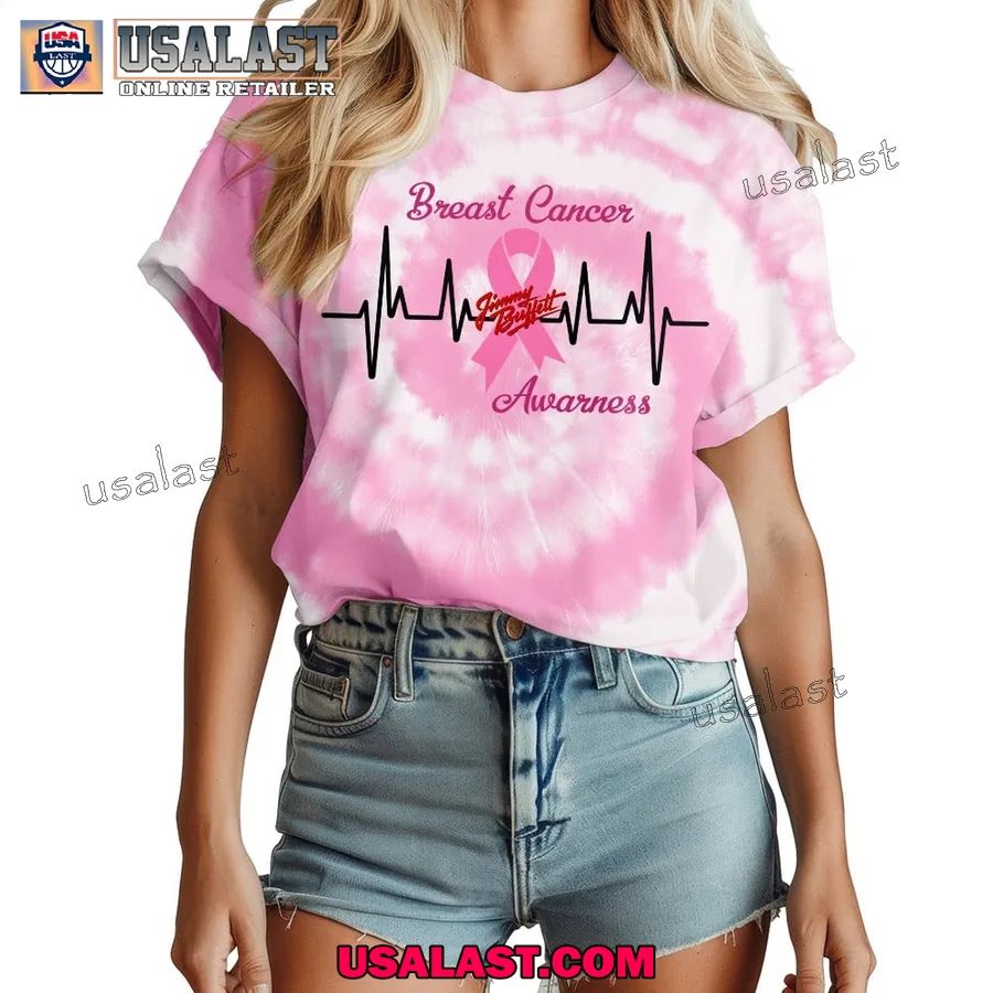 Jimmy Buffett Breast Cancer Awareness 3D Shirt