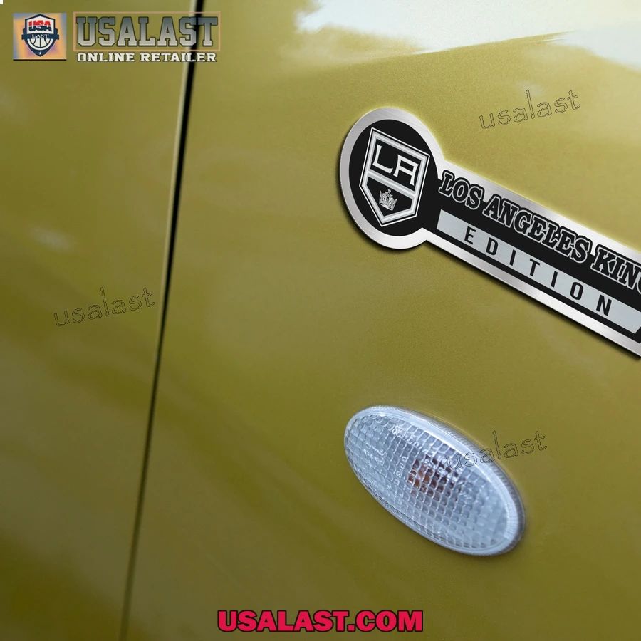 Los Angeles Kings Edition 3D Engraved Car Name Emblem