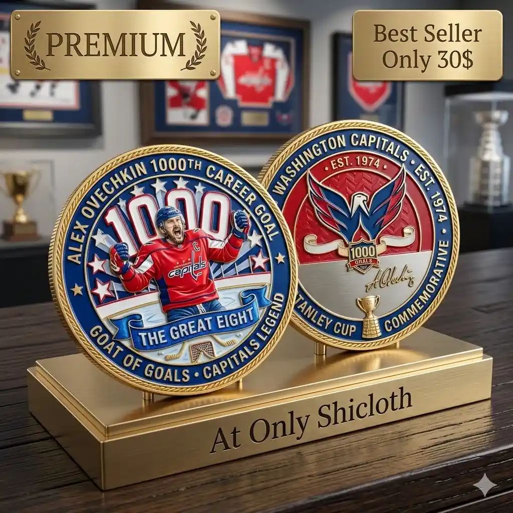 Alex Ovechkin 1000th Career Goal Commemorative Coin