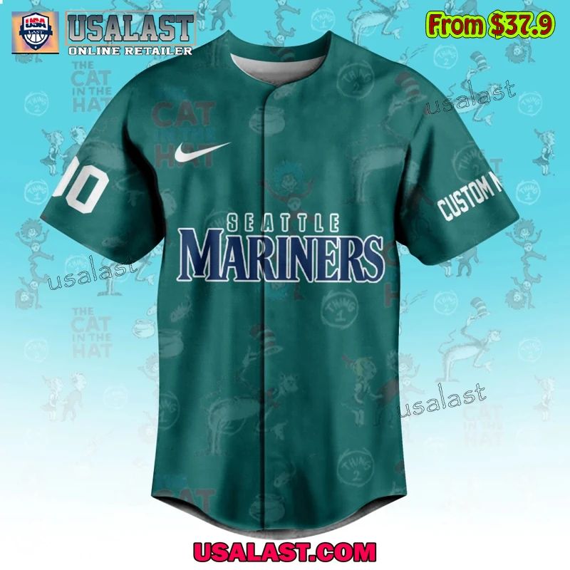 Seattle Mariners x Dr Seuss Baseball Jersey
