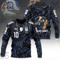 Argentina National Team Messi 2026 World Cup Black Hoodie