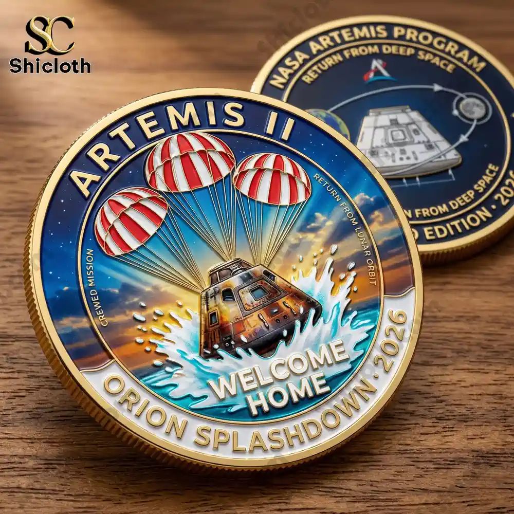 Artemis Ii Orion Splashdown 2026 Commemorative Mission Coin