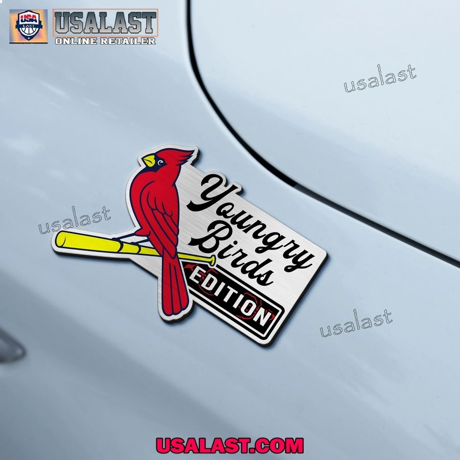 St. Louis Cardinals Edition Engraved Car Name Badge