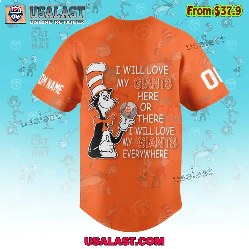 San Francisco Giants x Dr Seuss Baseball Jersey
