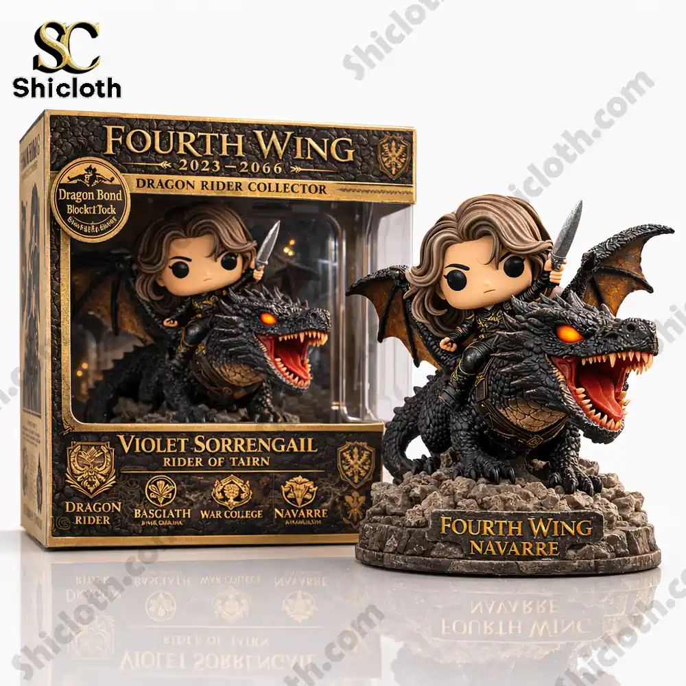 Fourth Wing Violet Sorrengail Rider of Tairn Collector Figure
