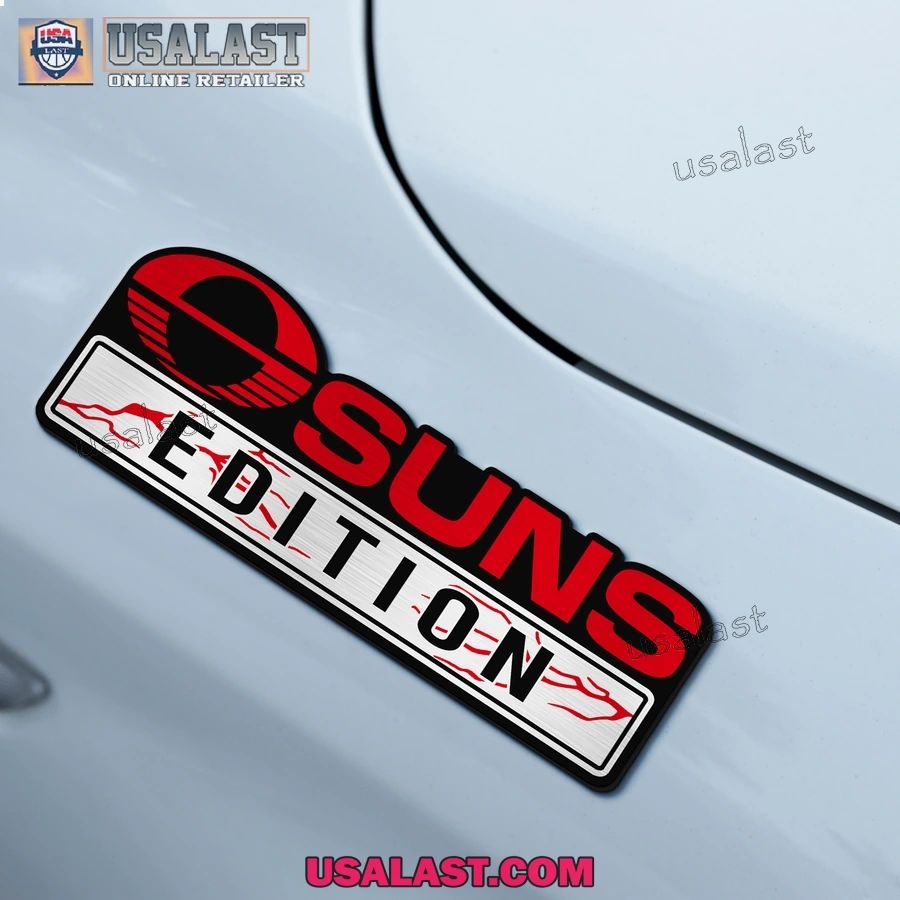 Gold Coast Suns Edition Custom 3D Car Badge Sticker