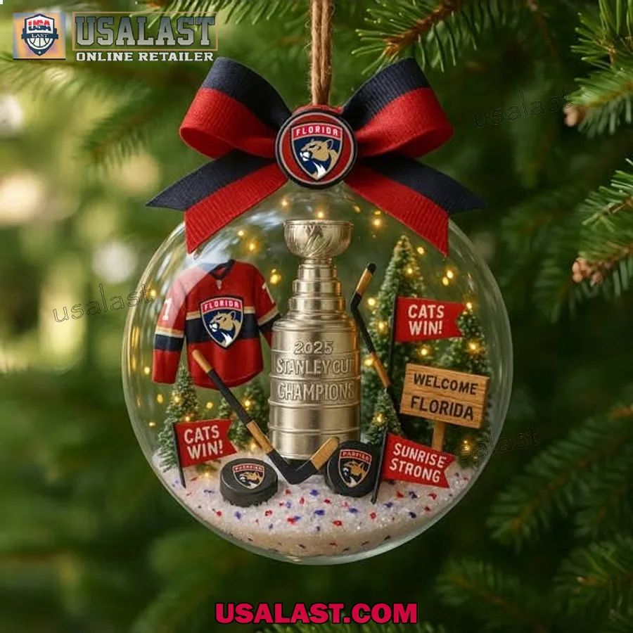 Florida Panthers 2025 Stanley Cup Champion Ornament