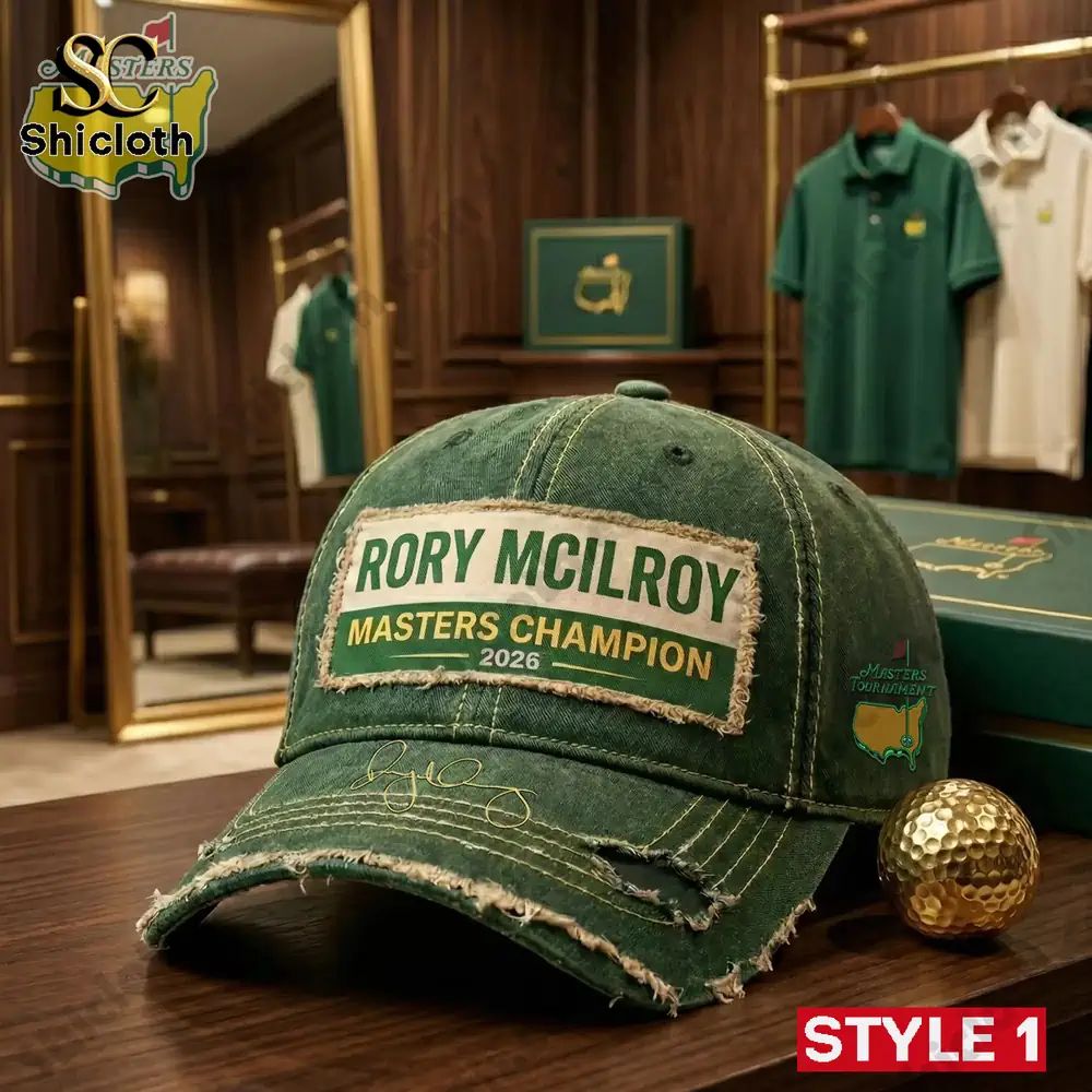 2026 The Masters In Augusta National Rory McIlroy Cap Hat