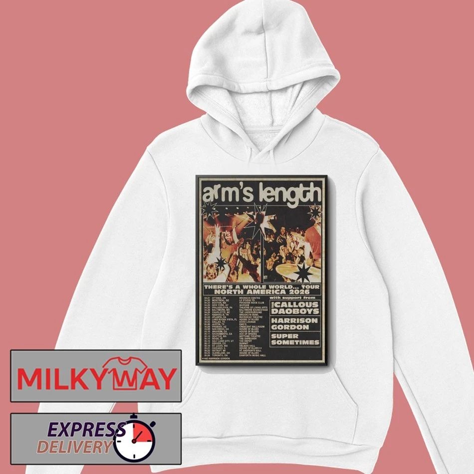 Arm’s Length There’s A Whole World Tour North America 2026 Poster shirt