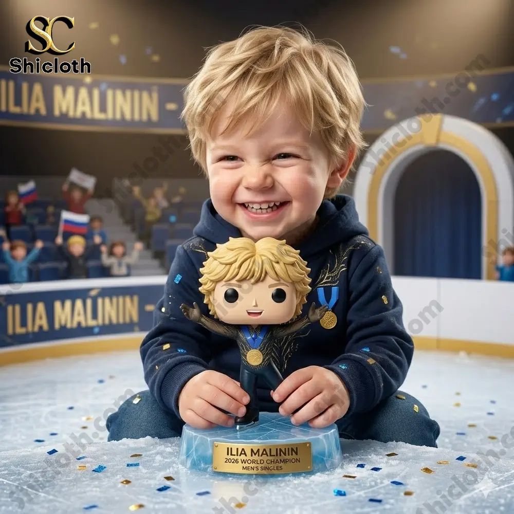 Ilia Malinin 2026 World Champion Men’s Singles Pop! Figure