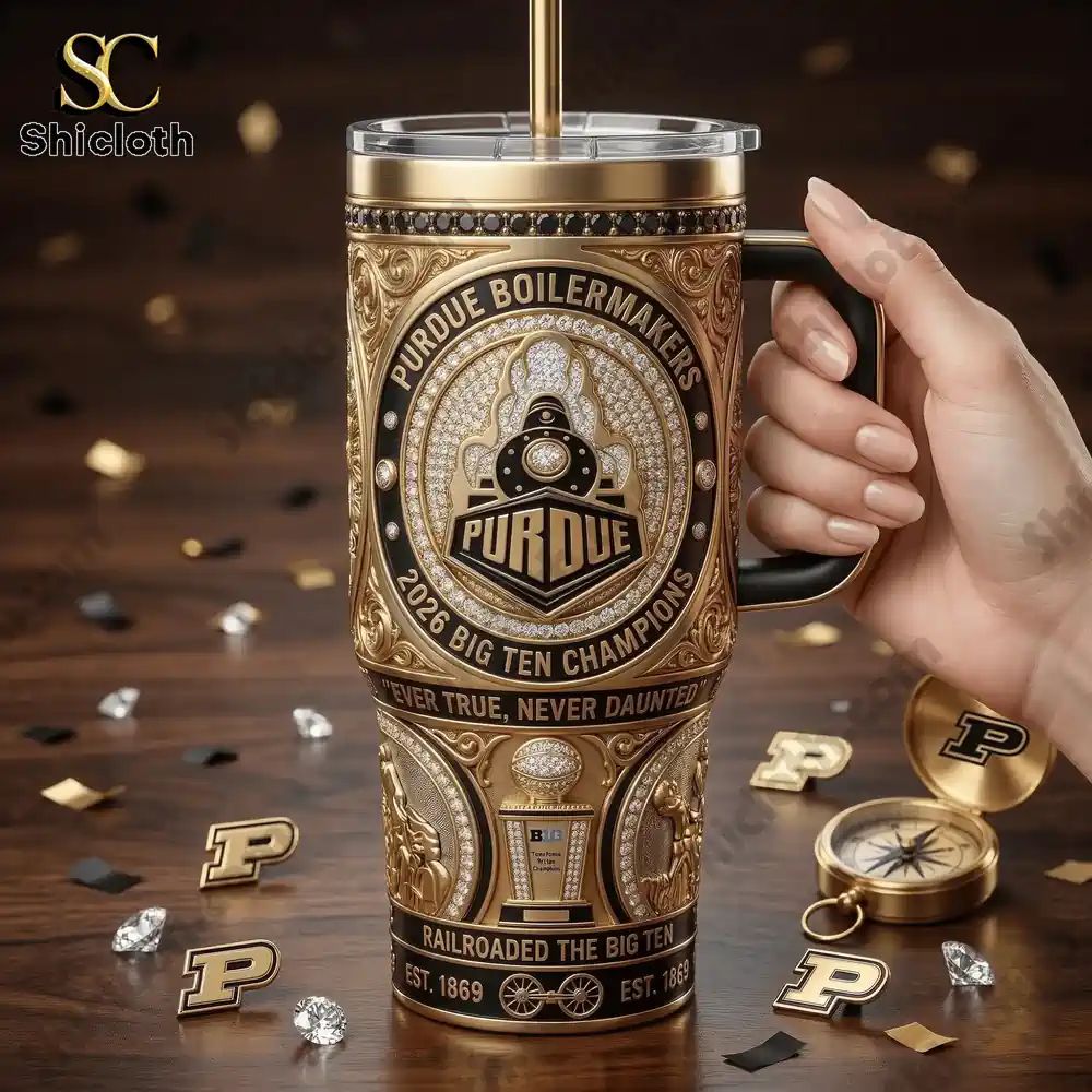 Purdue Boilermakers Big Ten Champions 2026 Tumbler