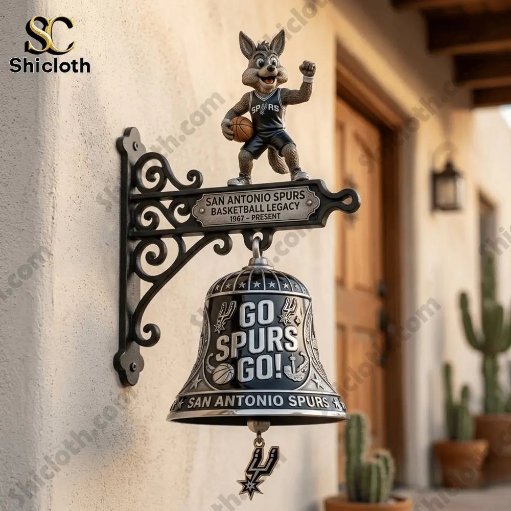 San Antonio Spurs Go Spurs Go Wall Bell