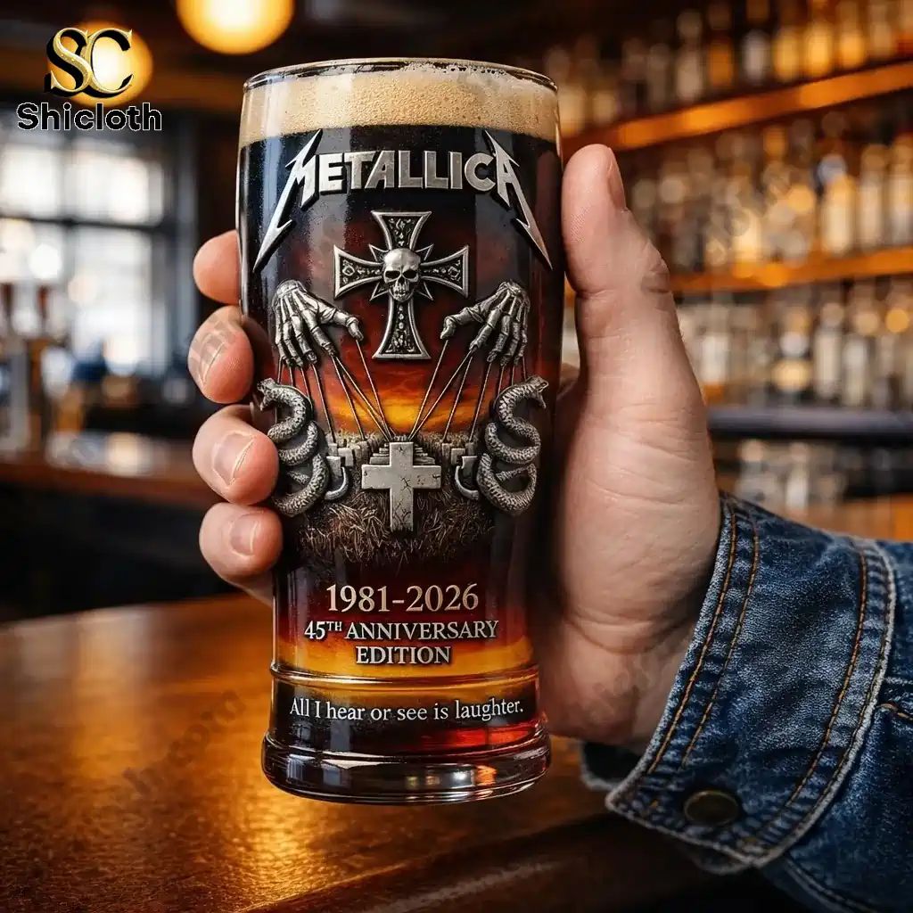 Metallica 45th Anniversary Edition Beer Glass