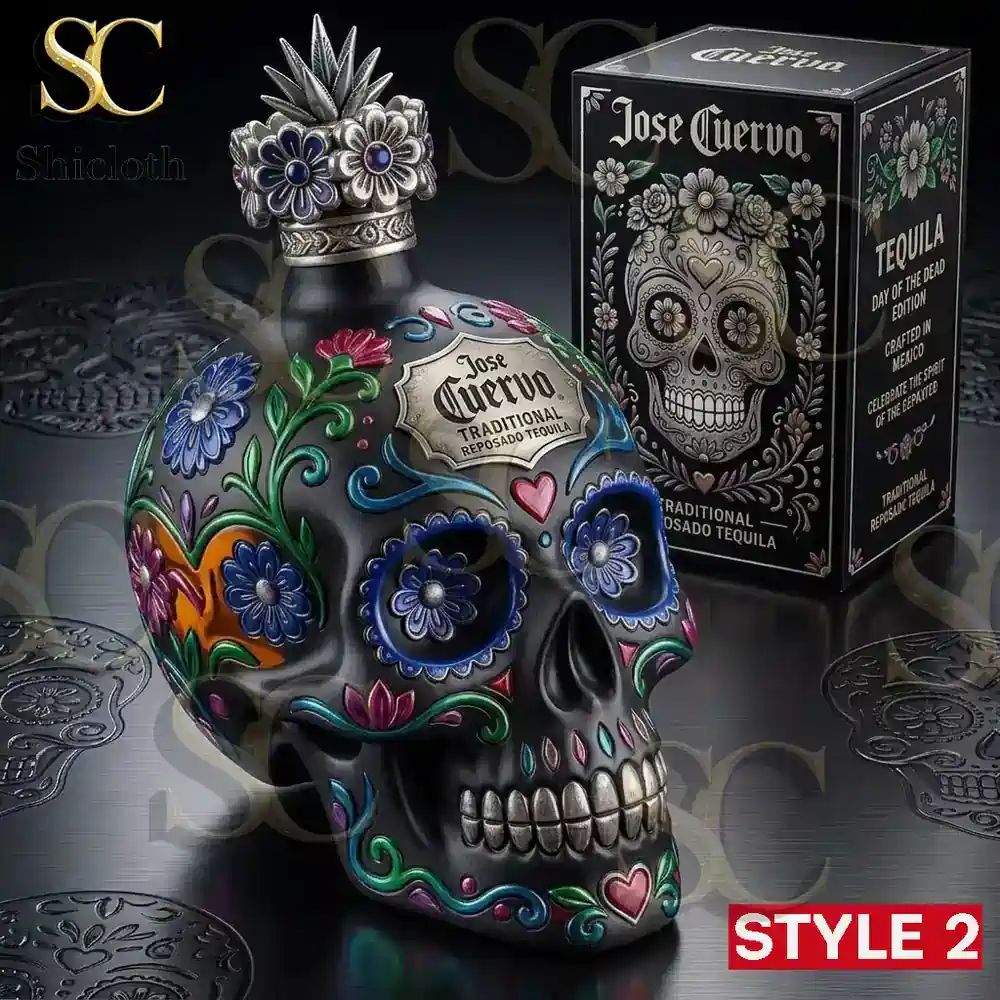 Jose Cuervo Day of the Dead Limited Edition Tequila Bottle