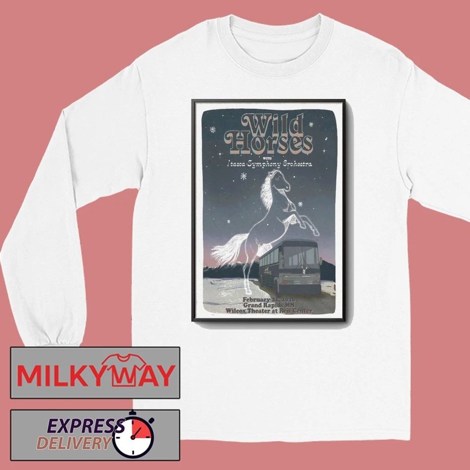 Wild Horses 2 21 2026 Grand Rapids MN Poster shirt