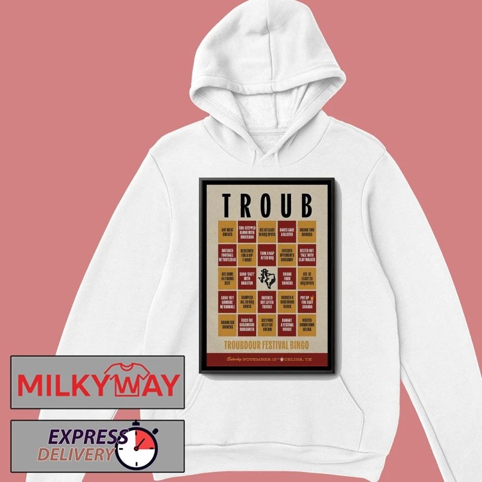 Troubadour Festival November 15 2025 Celina Texas Poster shirt